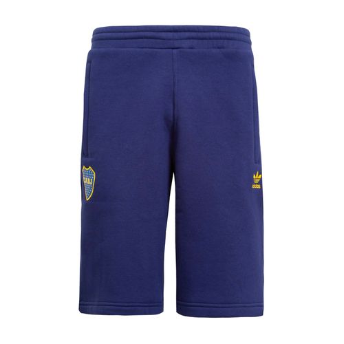 Short Hombre adidas Boca Juniors Essentials Trifolio Azul