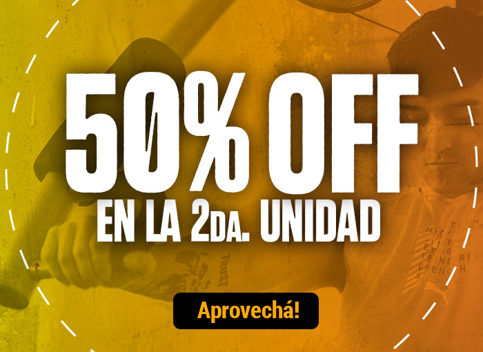 INDUMENTARIA 50%OFF