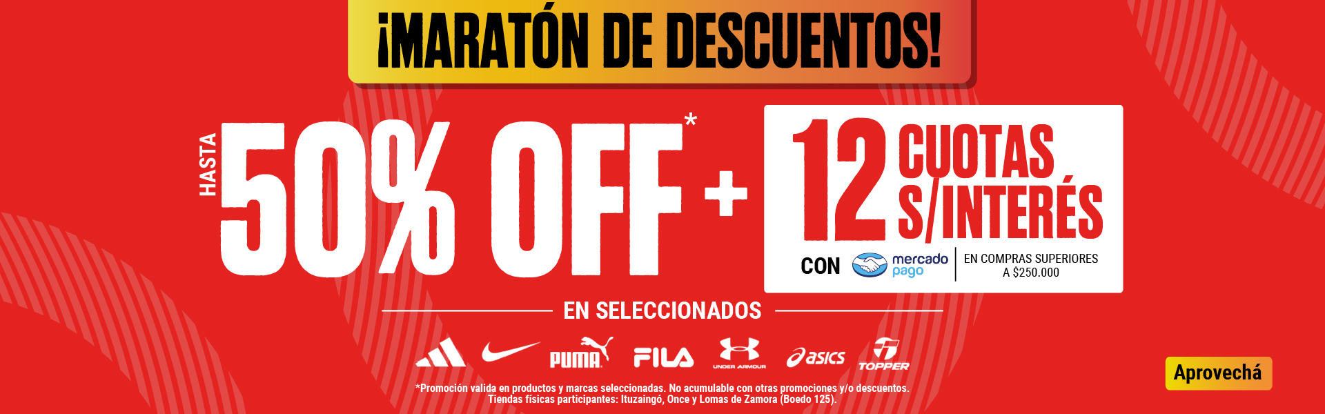MARATON DE DESCUENTOS​
